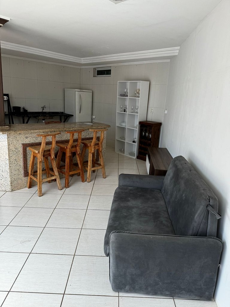 Apto exclusivo e individualizado com cozinha e banho privati