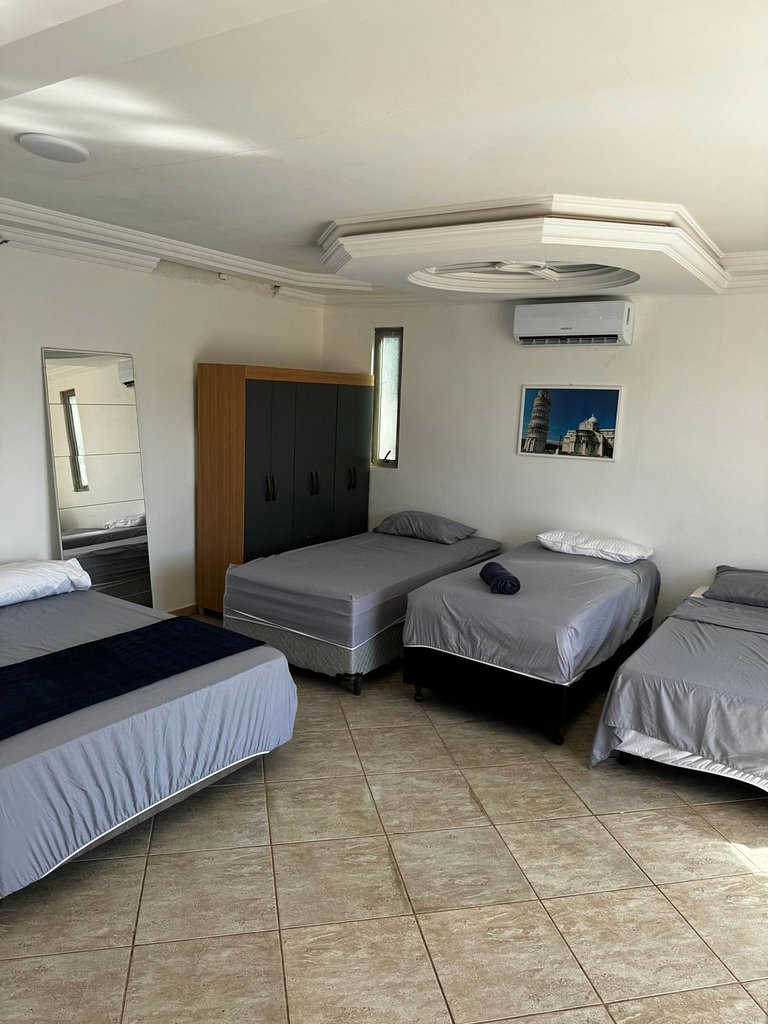 Apto exclusivo com banheiro